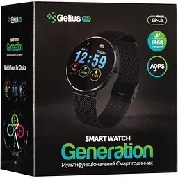 Смарт-годинник Smart Watch Gelius Pro GP-L6 (GENERATION) Black Xiaomilani Strap - мініатюра 6