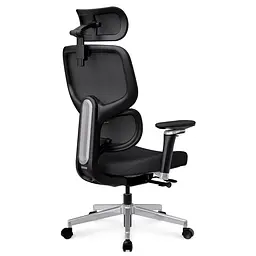 Крісло Mealux D2 Air Fabric Black (арт. HF-D2 F/B) - мініатюра 8