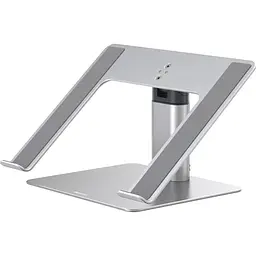 Підставка для ноутбука Baseus Metal Adjustable Laptop Stand Silver (LUJS000012) [99674] - мініатюра 2