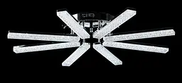 Люстра стельова LED Splendid Ray LT8007/8, 160W, хром/білий, сучасний стиль, діаметр 70 см - мініатюра 2