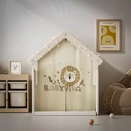 Манеж-будиночок для дітей Mealux Lulu House (KD-C029 White) - мініатюра 4