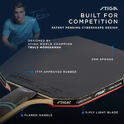 Ракетка для настільного тенісу Stiga Cybershape Future 3 Star FL (1213-0304-35) - мініатюра 4