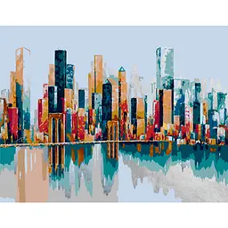 Картина за номерами Rosa Start Golden City 35x45 см