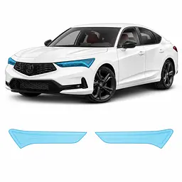 Антигравійна захисна бронеплівка за лекалами для Acura Integra V 2023 - оптика (фари та ПТФ)