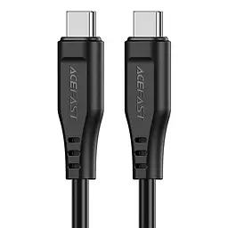 Кабель ACEFAST C3-03 Type-C to Type-C 3A, 60W, 1.2m, TPE, TPE connectors, чорний