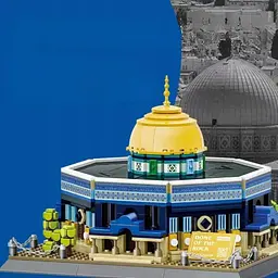 Конструктор архітектура Wange 3D Купол Скелі Dome of the Rock 5243 Ієрусалим 3Д ,983 деталі - мініатюра 4