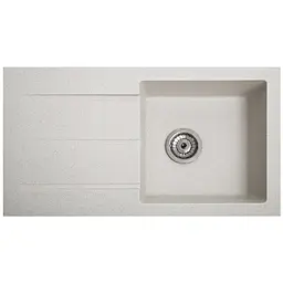 Кухонна мийка Romzha Quadro Biela RO48683, Білий