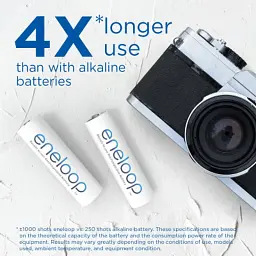 Акумулятор Panasonic AA Eneloop 2000mAh NI-MH * 2 (BK-3MCDE/2CP) - мініатюра 4