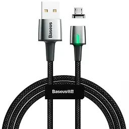 Кабель Baseus Zinc Fabric Magnetic Cable USB to MicroUSB 1.5A 2m CAMXC-B01 Black