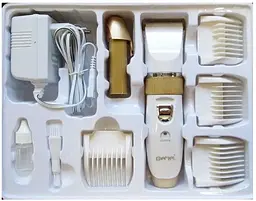 Акумуляторна машинка для стрижки волосся Gemei GM-6001 - мініатюра 3