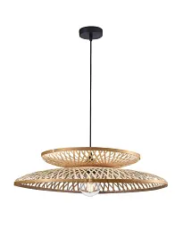 Люстра в стилі бохо, підвісний світильник Goldlux 329103 Bali E27 1x20W IP20 Бежевий - мініатюра 3