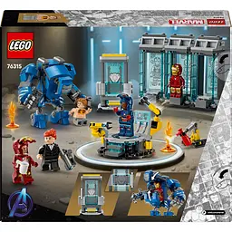 Конструктор LEGO Marvel Super Heroes Лабораторія Залізної Людини зал обладунків 384 деталі (76315) - мініатюра 13