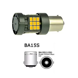 Світлодіодна лампа S25-103Y CAN 2835-36 9-32V Cyclone (НФ-00009267) - мініатюра 2