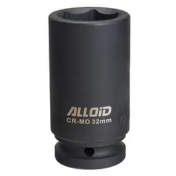 Торцева головка ударна глибока 3/4"DR, 32 мм. Alloid. GUG-71132