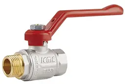 Кран кульовий Icma 1/2" прямий №352 (87352AD11) - мініатюра 1
