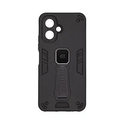 Чехол для TECNO Spark Go 2 4G (KM4), Proover, черный, с подставкой и магнитом, противоударный, ударопрочный, бронированный, панель-накладка, защита всего корпуса, термополиуретан (TPU) + поликарбонат (PC), ArmorStandart (ARM87170)