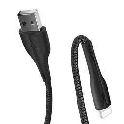 Дата кабель USB 2.0 AM to Lightning 1.0m led black ColorWay (CW-CBUL034-BK) - мініатюра 3
