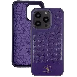 Шкіряний чохол Polo Santa Barbara для Apple iPhone 14 Pro (6.1) Purple - мініатюра 2