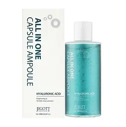 Капсульна сироватка з гіалуроновою кислотою All-In-One Hyaluronic Acid Capsule Ampoule Jigott 200 мл - мініатюра 2