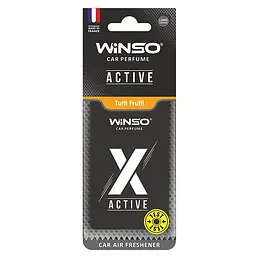 Освіжувач повітря WINSO X Active целюлозний Tutti Frutti 533580