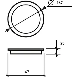 Світлодіодний світильник Eurolamp LED Downlight NEW 18W 4000K круглий (LED-DLR-18/4(new)) - мініатюра 2