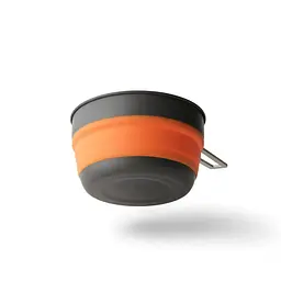 Каструля складана Sea to Summit Frontier UL Collapsible Pot 1 L Чорний-Помаранчевий - мініатюра 3