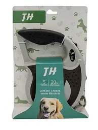 Повідець-рулетка TH Pet Dog для собак вагою до 20 кг чорний 5 м - мініатюра 2