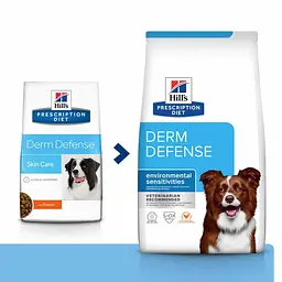 Сухий корм Hill’s Prescription Diet Derm Defense при атопічному дерматиті у собак, з куркою, 12 кг - мініатюра 3