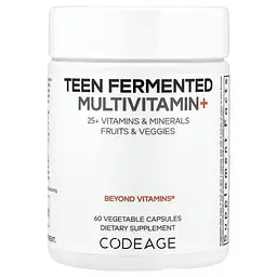 Мультивитамины для подростков Teen Fermented Multivitamin+ 60 Capsules Codeage vit0005316