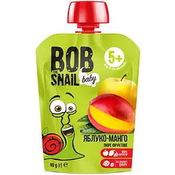 Набір фруктового пюре Bob Snail з різними смаками 900 г (90 г x 10 шт.) - мініатюра 4