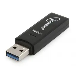 Кардрідер USB Gembird UHB-CR3-01, чорний, USB 3.0 - microSD/SD