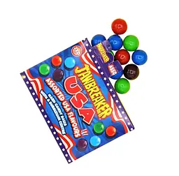 Цукерки Zed Candy Jawbreakers USA Hard Candy Balls Assorted 140г - мініатюра 3