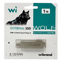 Накопичувач SSD USB 3.2 1TB Wolf Wibrand (WIEXSSD/WO1TB) - мініатюра 5