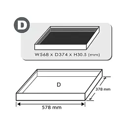 Набір інструментів Toptul у ложементі 104 шт., 3/8", 1/2" (GEDA429) - мініатюра 2