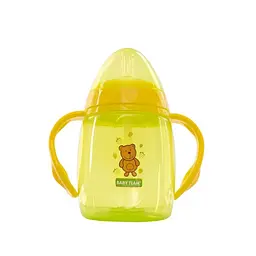 Поїльник з силіконовим спаутом і ручками Baby Team 5003P 250 мл