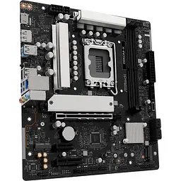 Материнська плата AsRock B860M-X (1851/B860, 2*DDR5, PCIex16, HDMI/DP, 4xSATA, 2xM.2, 2.5Glan, 7.1ch, mATX) (B860M-X) - мініатюра 5