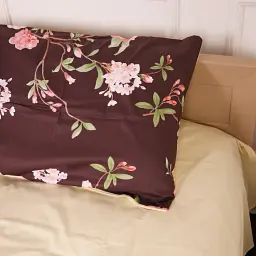 Наволочка MirSon Сатин 22-1346 Stansie 60х60 см бежево-коричнева (2200006599128) - мініатюра 2