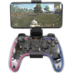 Геймпад Havit HV-G180BT RGB Transparent (HV-G180BT) - мініатюра 1