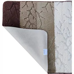 Набір килимків для ванної Vezzer Color line 60x100 та 60x50 см темно-коричневий (VZC10569/2326) - мініатюра 3