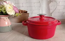 Каструля чавунна O.M.S. Collection 3165-24 3,6л Red - мініатюра 5