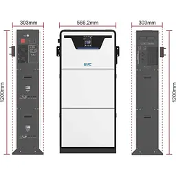 Сонячний інвертор SVC ESS Stacked RPS All-in-One гібридний + АКБ LiFePO4 10240Wh [125186] - мініатюра 4