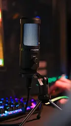 Студійний конденсаторний USB мікрофон Maono РМ461TR RGB з підсвічуванням (Чорний) - мініатюра 6