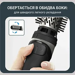 Фен-щітка Rowenta Brush Active 1000 Вт чорний (UB9530F0) - мініатюра 14
