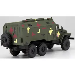 Конструктор ICM Holding автомобіль з кузовом-фургоном ЗСУ Урал-43203 - мініатюра 5