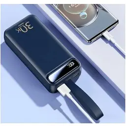 Зовнішній акумулятор Remax PowerBank 20W+22.5W PD+QC Fast Charging 30000mAh Blue (RPP-522) 60420-ska - мініатюра 4