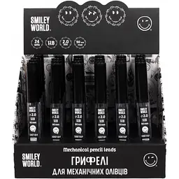 Набір грифелів для механічних олівців Yes Smiley World HB 2.0 мм 6 штук в упаковці (300164) - мініатюра 3