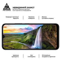 Захисне скло на Xiaomi Poco C85 4G з олеофобним покриттям, Pro, повне проклеювання, антистатичний і пиловідштовхуючий шар, 9H, самоклеючеся, 2.5D, на весь екран, антистатичний клей, ArmorStandart (ARM85414) - мініатюра 4