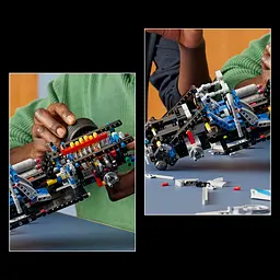 Конструктор LEGO Technic Подвійний форсаж Автомобіль Nissan Skyline GT-R (R34) 1410 деталей (42210) - мініатюра 16