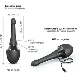 Автоматичний анальний душ-вібратор Dorcel Douche Mate Pro - мініатюра 5