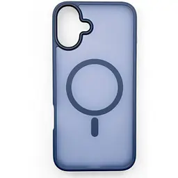 Чохол-накладка BeCover Metal Buttons Case (MagSafe) для Apple iPhone 16 Plus Blue (712094) - мініатюра 5